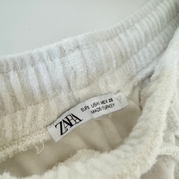 Zara White Terry Cloth Set - Picture 2 of 4